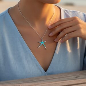 Long Star Fish Necklace