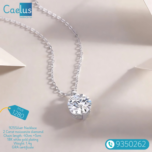 Luminara Solitaire Necklace