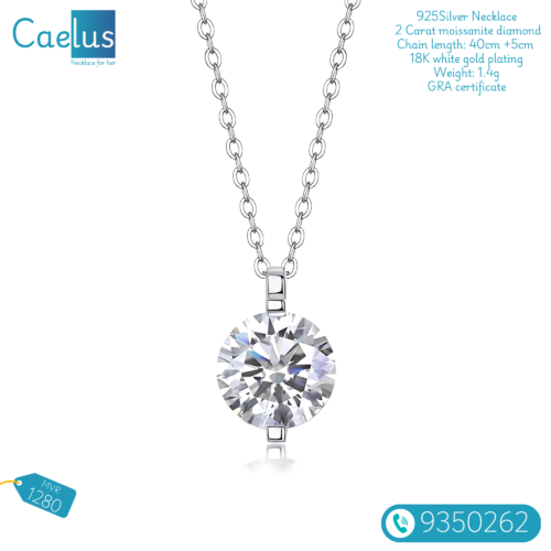 Luminara Solitaire Necklace