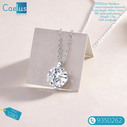 Luminara Solitaire Necklace