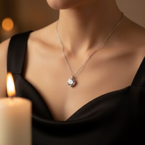 Luminara Solitaire Necklace